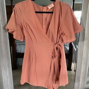 Showpo peach romper